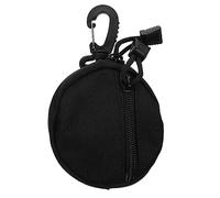 Gogogmee 2 Pz Borsa Per Le Cuffie Organizer Con Chiusura Zip Borse Con Cerniera Portafogli Telefonici Borsa a Tracolla Portamonete Con Moschettone Mini Cose Per La Borsa Tela Black