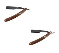 Gogogmee 2 Pz Rasoio Manuale Rasoio Da Barbiere Per Uomo Barba Dritto Macchina Per Tagliare i Da Uomo Rasoi Da Coltello Da Barba Modellare i Tagliacapelli Da Bambù