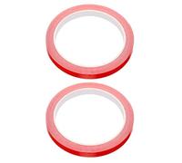 Gogogmee 2 Rotoli Nastro Protettivo per Racchetta da Tennis Tavolo Rosso Autoadesivo e Facile da Applicare Protezione Sottile per Paddle da Tennis Tavolo Accessorio Sportivo per Allenamento