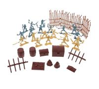 Gogogmee 2 Set Army Toys in Plastica con Figure di Soldati Pirati Modellini Militari Resistenti e Dettagliati per Gioco e Feste di Compleanno