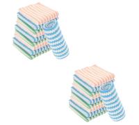 Gogogmee 2 Set Di Strofinacci Da Cucina A Nido Dape Panni Per Spolverare Strofinacci Per La Pulizia Delle Stoviglie Strofinacci Per Lavare I Piatti 10 Pezzi * 2