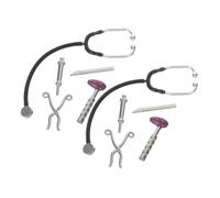 Gogogmee 2 Set Kit Dottore con Strumenti Simulazione Accessori Miniature Mediche Educative