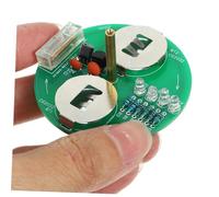 Gogogmee 2 Set Kit Saldatura Elettronica LED Gyroscope DIY per Apprendimento e Pratica Saldatura Accessori per Gyroscopio Rotante Portatile e per Appassionati Esperti