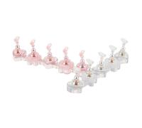 Gogogmee 2 Set Supporti per Unghi Resina Trasparente e Iridescente Portanail Magnetici Leggeri per Nail Salone Espositore per Unghie Press Design Funzionale e Creativo