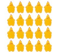 Gogogmee 20 Miniature di Polli in Resina Realistica Statuine da Giardino in Miniatura per Decorazioni Fai da Te Accessori per Micro Paesaggi Casa delle Bambole e Ambienti Festivi