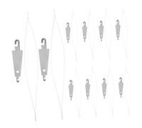 Gogogmee 20 Pezzi Ago Spilli per Cucito in Acciaio Inox con Infila Filo Ergonomico Antiscivolo per Ricamo Punto Croce Maglia e Trapuntatura Strumento Manuale Versatile per Filo Sottile e