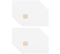 Gogogmee 20 Pezzi Carte Ic Bianche Chip 16k Memoria per Controllo Accessi, Tessere Smart Card Compatibili Sistemi Aziendali e Comunità, Carta Intelligente Vuota per Lettore Accesso