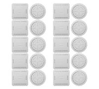 Gogogmee 20 Pezzi Dischi Intreccio Kumihimo Rotondi e Quadrati e Strumenti Fai da Te per Braccialetti Tessitura Filo e Macramé Kit Portatile per Bambine e Amanti Gioielli