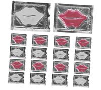 Gogogmee 20 pezzi Maschere per Labbra in Gel di Collagene Cuscinetti Idratanti in Cristallo per Labbra Morbide e Rimpolpate Trattamento Anti-rughe e Anti-spaccature Idratazione Prolungata
