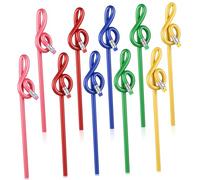 Gogogmee 20 Pezzi Matite Musicali Colorate con Solfeggio Matite per Studenti con Nera Design per Scuola Regalo Compleanno Funzionale