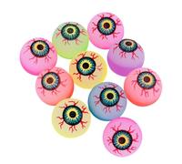 Gogogmee 20 Pezzi Palline Rimbalzanti per Occhio Elastiche e Colorate per Ragazzi e Ragazze Materiale ed Ecologico Colore Casuale