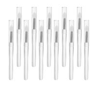 Gogogmee 20 Pezzi Stick Applicatori in Silicone Trasparente per Nail Art con Effetto Specchio Pennelli Riutilizzabili per Applicazione Glitter e Decorazioni Unghie Strumenti Manicure