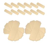 Gogogmee 20 Pezzi Targhette in Acciaio Resistente ai Graffi Rettangolari Riutilizzabili Personalizzabili per Ufficio Scuola ed Eventi con Superficie Vuota per Incisione e Adesivo per Facile