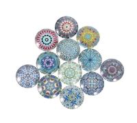 Gogogmee 20 Pezzi Toppe in Vetro Chic per Gioielli Fai da Te Decorazioni Uniche per Ciondoli Bracciali e Collane Regalo per Amiche e Famiglia