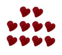 Gogogmee 20 Pz clip d'amore fermagli per da ragazza perno di frangia dei del cuore Presa barrette hair clip mollette pinza per artigli per a cuore floccaggio rosso