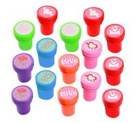 Gogogmee 20 Timbri Autoinchiostranti a Tema Cartoni Animati Set da 20 Pezzi Stampe Nitide per Premi Lavoretti Creativi e Feste Romantiche