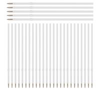 Gogogmee 200 Pezzi materiale scolastico ricariche per penne di cancelleria forniture d'arte Riempitura della penna sostitutiva Forniture per ufficio strumenti di scrittura White