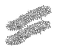 Gogogmee 200 Pezzi Perline Distanziatrici in Acciaio Inossidabile per Creazione Gioielli DIY Bracciali Collane Materiali Artigianali Resistente