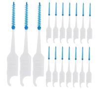 Gogogmee 200pezzi Spazzolini Interdentali Bastoncini per Pulizia dei Denti Strumenti Orali Portatili per Igiene Dentale Flessibili e Resistenti