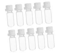 Gogogmee 20pezzi Bottiglie Viaggio in Vetro Trasparente Contenitori Vuoti Con Ermetico Per Campioni Cosmetici e Toeletta Per Viaggi