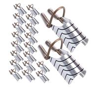 Gogogmee 20pezzi Cartine per Estensione Unghie Riutilizzabili in Alluminio Punte per Stampi Nail Art Guida Protettiva per Manicure Fai da Te Strumenti per Unghie Naturali e Perfette