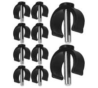Gogogmee 20pezzi Clip per Deambulatore Clip di Ricambio per Telaio del Deambulatore per Stampelle Forma di C Adatto Tubi da Supporto per Bastone da Passeggio Attacco per Accessori