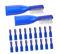 Gogogmee 20pezzi Mini Spazzolino Denti Portatile Spazzolino Prigione Resistente All Usura Strumento Pratico Per Igiene Orale e Pulizia Denti Per Viaggi e Spazi Ristetti
