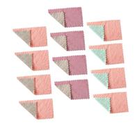 Gogogmee 20pezzi Stracci Assorbenti Per Cucina Asciugamani Per Lavare Piatti Microfibra Doppio Colori Misti Assorbimento Eccellente Per Utensili e Tavola