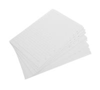 Gogogmee 225 fogli Carta Ricaricabile Righe per Quaderni e Planner Sciolti con Buchi Rinforzati Pagina Semplice da Strappare per Organizzazione e Scrittura Scorrevole