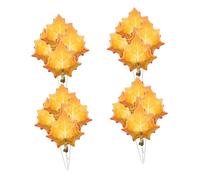 Gogogmee 25 Pezzi Palloncini Autunno Forma di Foglia d Acero in Alluminio per Decorazioni Festa del Ringraziamento Palloncini Tematici Caduta Colorati per Eventi Autunnali e Raccolto