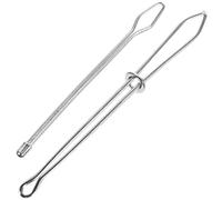 Gogogmee 2Pezzi Apparecchio Infilatore Ago Cucito con Pinzetta Strumento per Infilare Filo da Cucito per Lavori Cucito Domestici Facile e da Usare