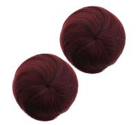 Gogogmee 2pezzi Chignon Finto Per Capelli Donna Extension Capelli Chignon in Fermagli Per Finti Leggeri e Portatili Per Acconciature Da Viaggio Tutti i Giorni