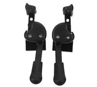 Gogogmee 2pezzi Freno Mano per Sedia Rotelle Kit di Sostituzione Leva in Lega di Alluminio e Maniglia Ergonomica in Gomma Parti di Ricambio per Sedie Rotelle Manuali per Uso Interno
