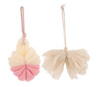 Gogogmee 2pezzi Luffa Per Doccia Esfoliante Naturale Per Corpo Scrubber Leggero e Portatile Per Tutte Le Parti Del Corpo Per Rinfrescarsi Dopo Una Giornata Lunga