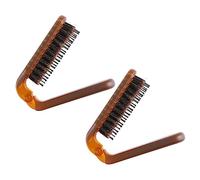 Gogogmee 2pezzi Pettine Viaggio Pieghevole Per Setole Pettine Portatile Per Massaggi e Distruzione Dei Per Riccioli Lisci e Parrucchiere o Salone