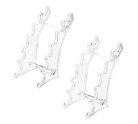 Gogogmee 2pezzi Porta Penne Espositore in Acrilico Da Organizzatore Per Matite e Penne Adatto Per Negozi Al Dettaglio Uffici e Esposizione Di Cosmetici