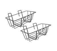 Gogogmee 2pezzi Portavasi Da Balcone Ferro Supporto Per Piante Sospese Con Design Elegante Per Ringhiera E Balcone Per Fioriere Appese E Cestini Di Fiori