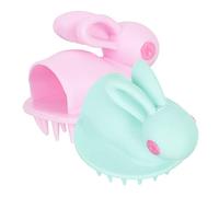 Gogogmee 2pezzi Spazzola Lava Capelli per Ragazzo Ragazza Ragazza Spazzola per Capelluto Massaggiatrice per Capelluto Pulisce in Profondità Protegge i Capelli dei Ragazzo Rimuove