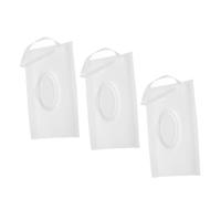 Gogogmee 3 Dispenser Salviette Umidificate con Appendibile Trasparente Portatile e Ricaricabile per Camera Ospedale e Ufficio Mantiene Salviette Morbide e