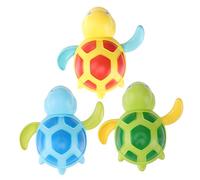 Gogogmee 3 Giocattoli da Bagnetto per Tartarughe Subacquee Molla Colorate Acquatico Senza Batterie per e Piscina Regalo Divertente per Ragazzo