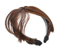Gogogmee 3 Pezzi Fascia Per Con Frangia Naturale Per Donna Topper Per Per Donna Fascia Per Con Frangia Finta Per Fronte Accessorio Per Parrucche Sintetiche