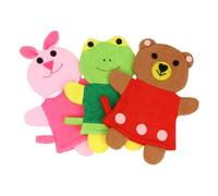 Gogogmee 3 pezzi Guanto da Bagno per Morbida Spugna Animali Cartoni Scrubber Esfoliante e Schiumogeno per Ragazzo Ragazza e Bimbi Facile da Tenere e Adatto Delicata