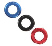 Gogogmee 3 Pezzi Peep Sight in Metallo per Composto Tubo Nero Rosso Blu Accessori Sostitutivi per Mira Precisione Caccia e Tiro al Bersaglio