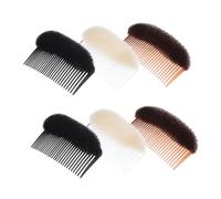 Gogogmee 3 Pezzi Pettini per Volume Capelli Large Inserti Base per Acconciature Voluminose Invisibili Accessorio Leggero e Durevole per Stile Rapido e Naturale