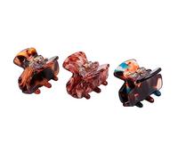 Gogogmee 3 pezzi Pinze per in Acetato Molletta Sottile e Resistente per Clip Morsetto per e Acconciature Quotidiane Adatta Sottili e Spessi
