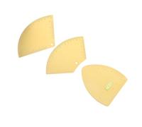 Gogogmee 3 Pezzi Righello per Sopracciglia Dorato Strumento Portatile per Mappatura e Misurazione Precisa Stencil Adattabile Ogni Volto Kit Professionale per Trucco e Modellatura