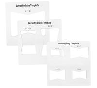 Gogogmee 3 Pezzi Router Set per Lavorazione del Legno Strumenti Professionali per Inlay e Riparazione Legno
