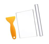 Gogogmee 3 Pezzi Strumenti per Argilla Polimerica Acrilico Modellabile Resistente e Tavola Sagomata Sicura per Uso Domestico