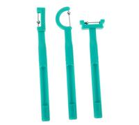 Gogogmee 3 Pezzi Strumenti per Elevazione Punta della Lingua Allenatore Muscolare Orale per Supporto Riabilitazione del Linguaggio Design Compatto Verde Esercizi Precisione e