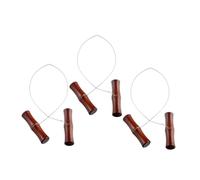 Gogogmee 3 Pezzi Strumenti per Modellare Argilla con Filo in Acciaio Inossidabile e Manico in Legno Taglierina Ergonomica per Ceramica Utensile Versatile per Scultura e Taglio Argilla